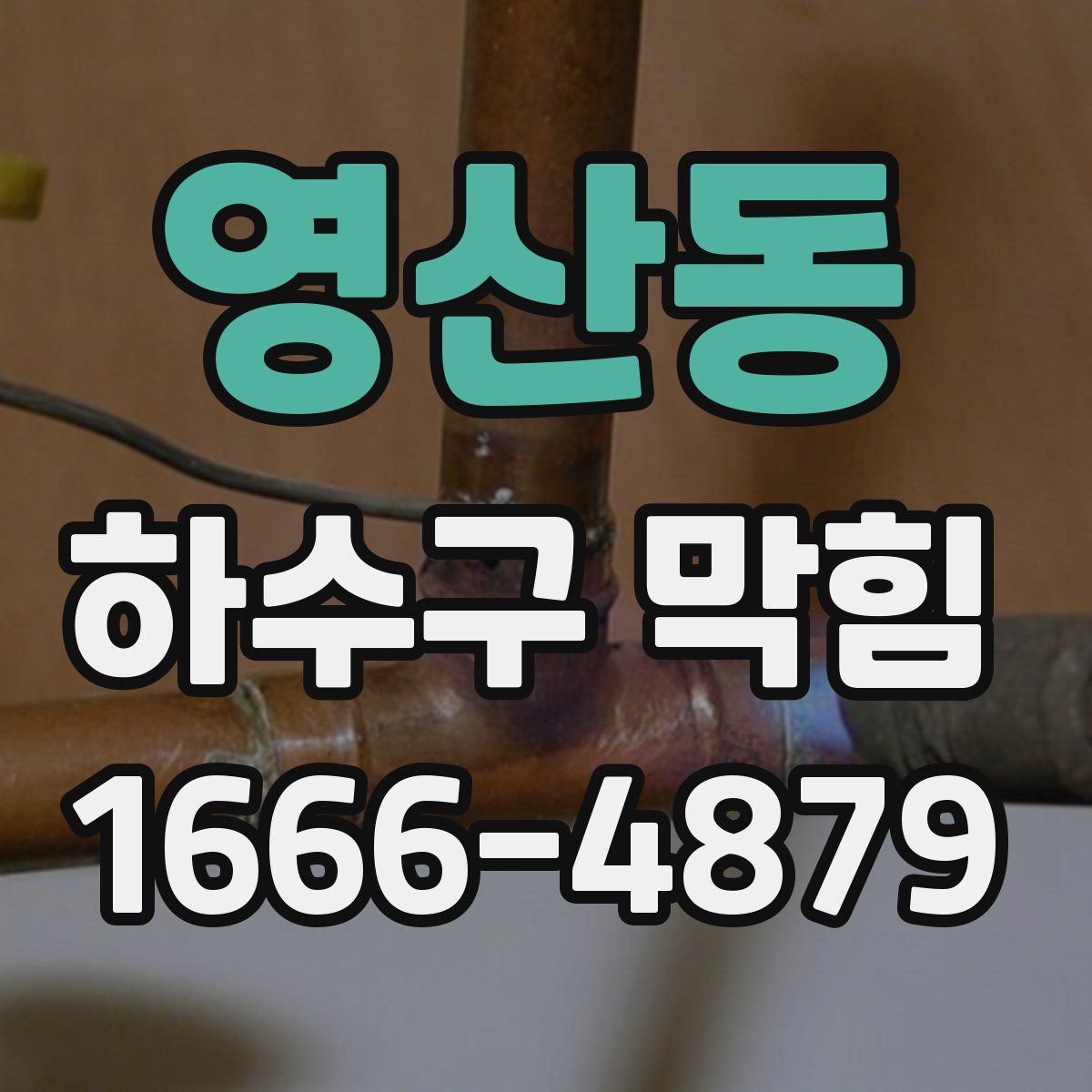 영산동 하수구 막힘
