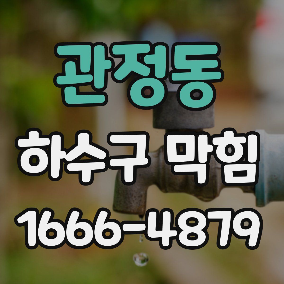 관정동 하수구 막힘