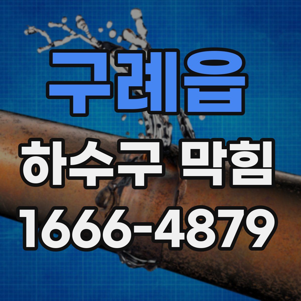 구례읍 하수구 막힘
