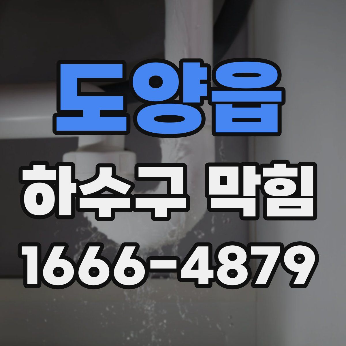 도양읍 하수구 막힘