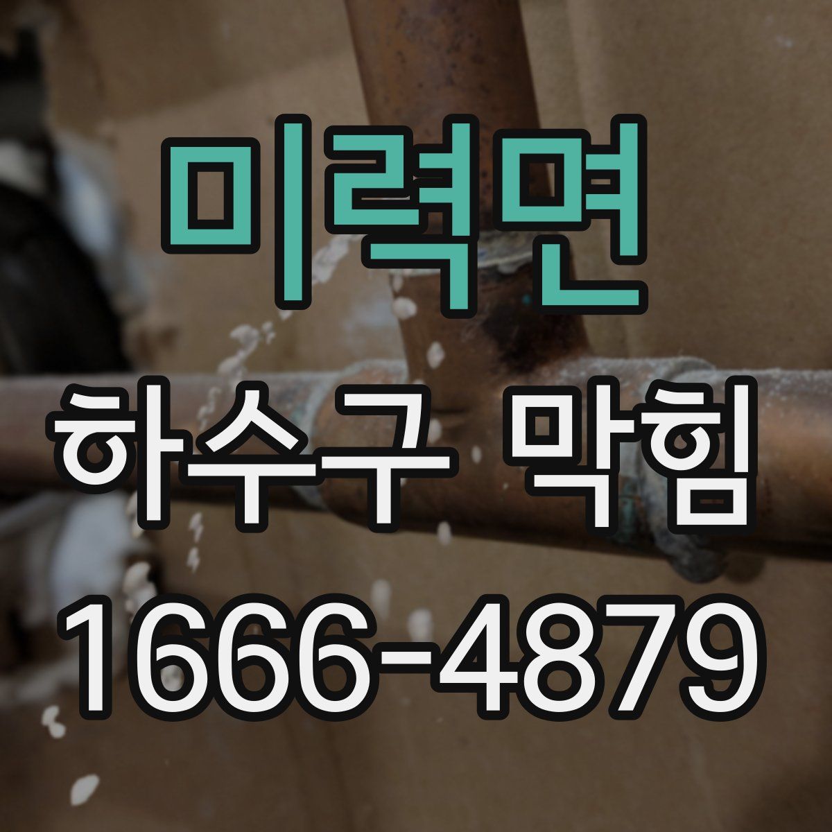 미력면 하수구 막힘