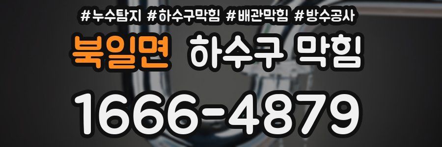 북일면 하수구 막힘