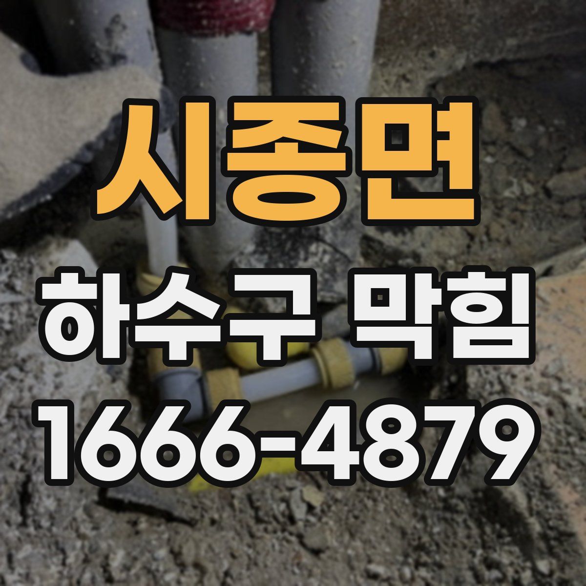 시종면 하수구 막힘