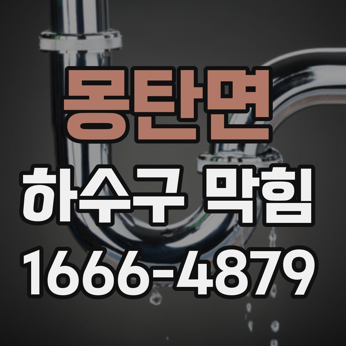 몽탄면 하수구 막힘