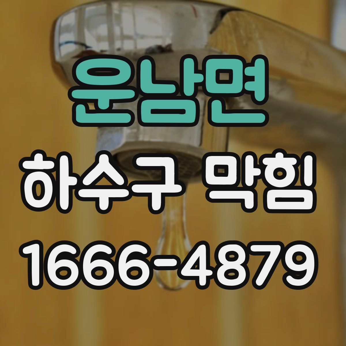 운남면 하수구 막힘