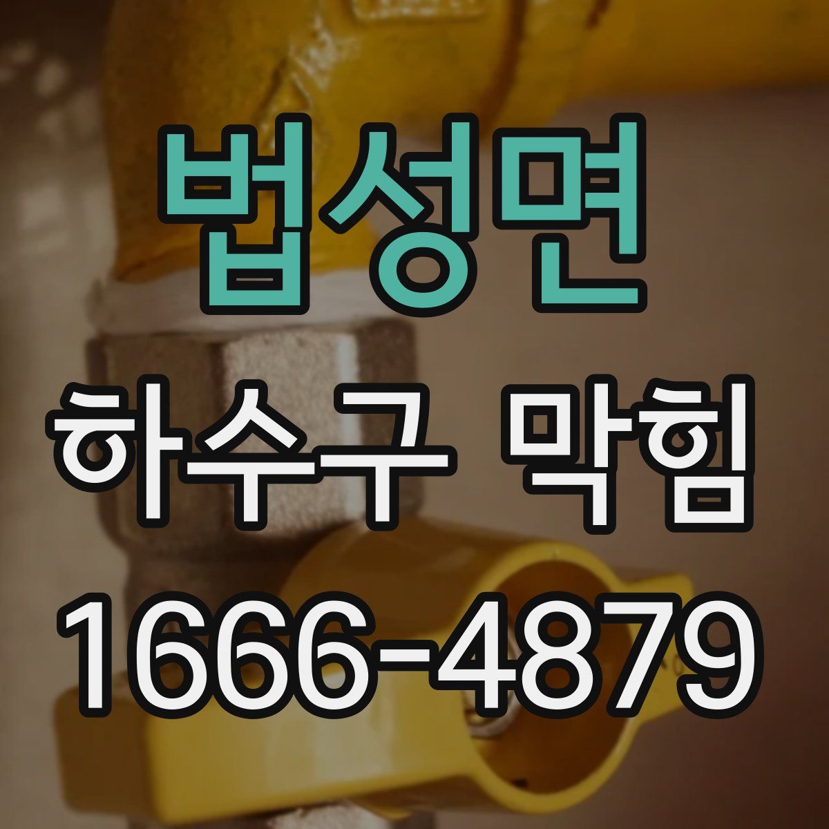 법성면 하수구 막힘
