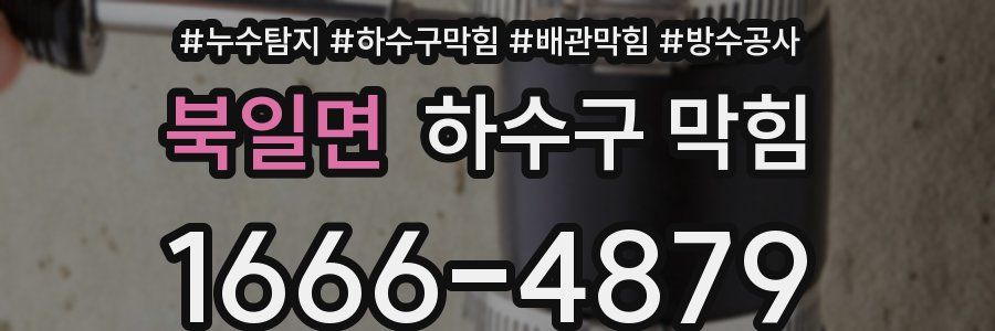 북일면 하수구 막힘