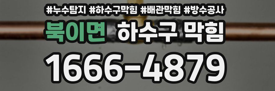 북이면 하수구 막힘