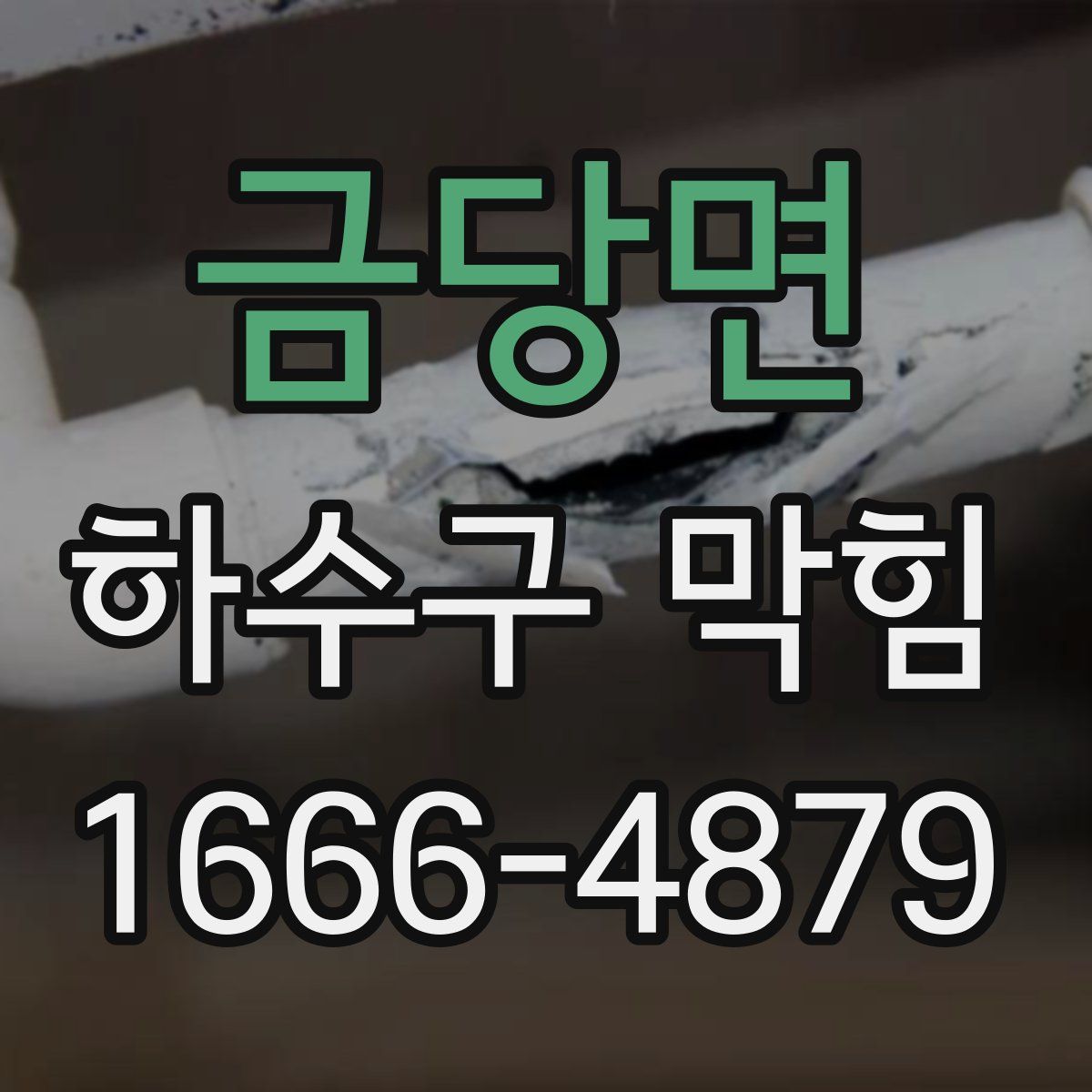 금당면 하수구 막힘