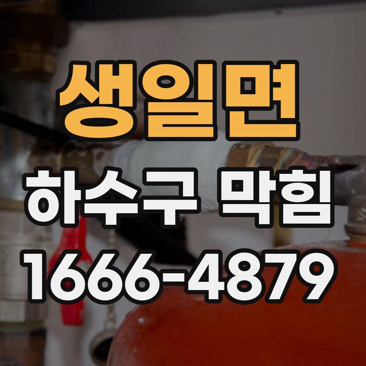 생일면 하수구 막힘