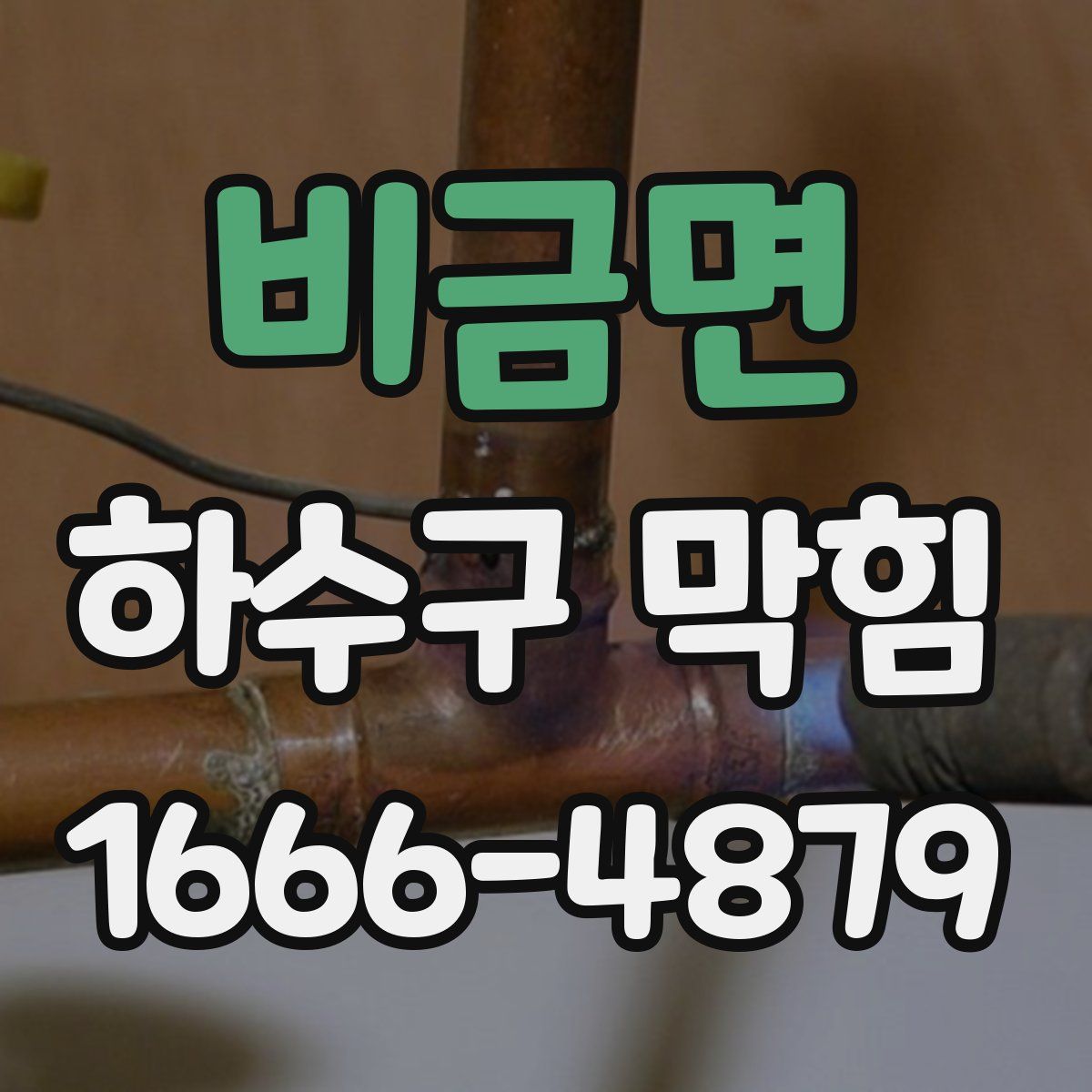 비금면 하수구 막힘
