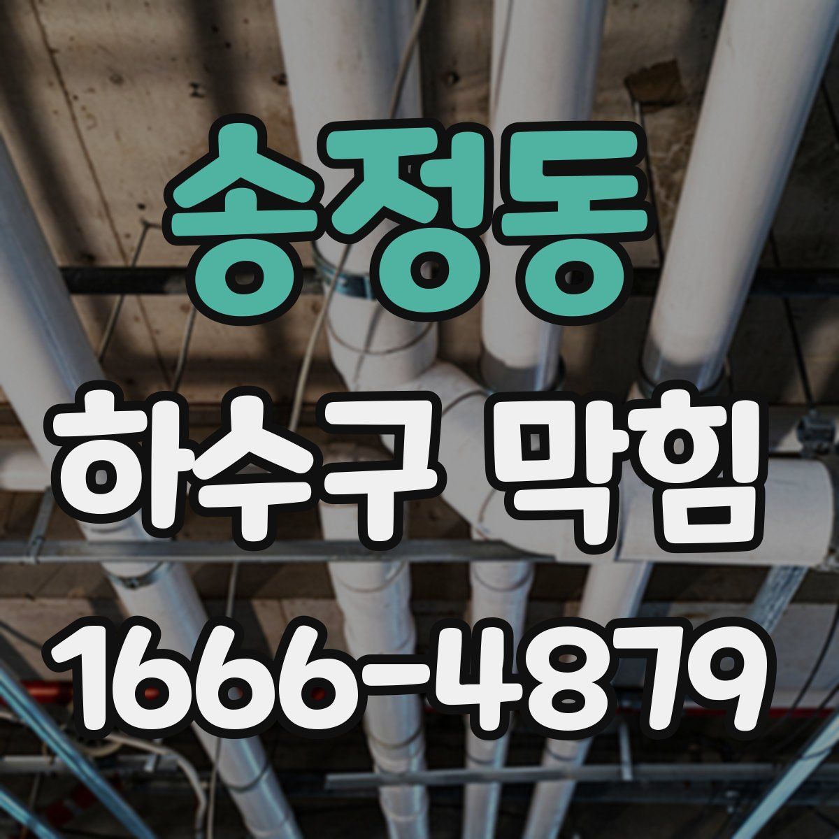 송정동 하수구 막힘