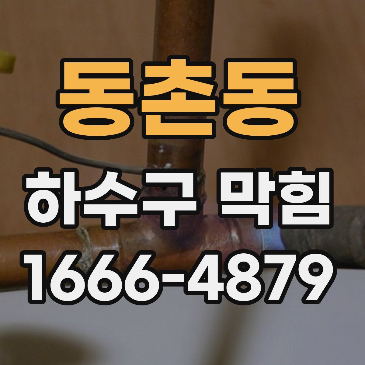 동촌동 하수구 막힘