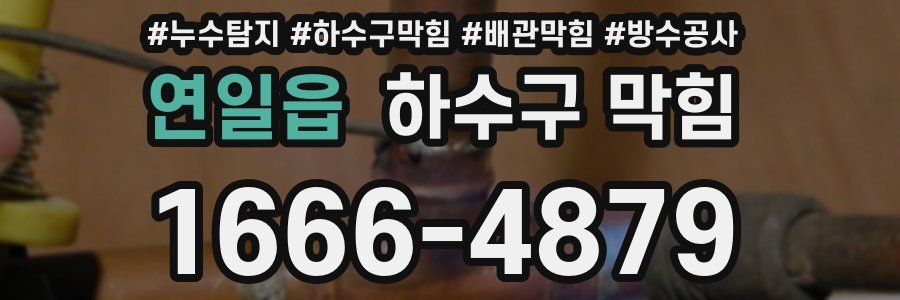 연일읍 하수구 막힘