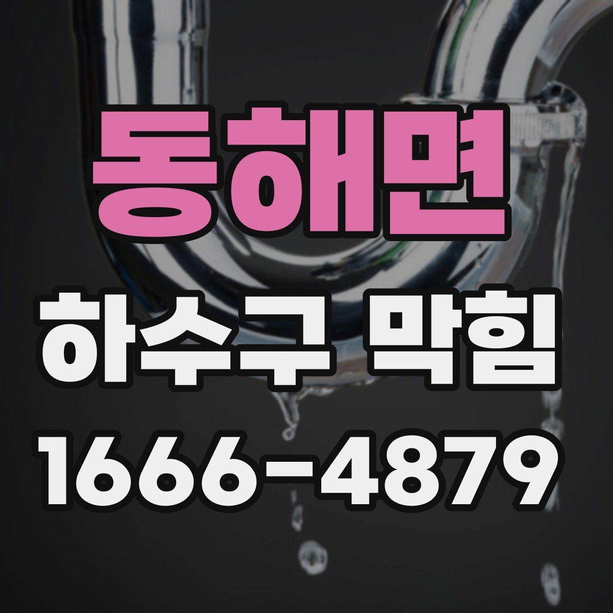 동해면 하수구 막힘