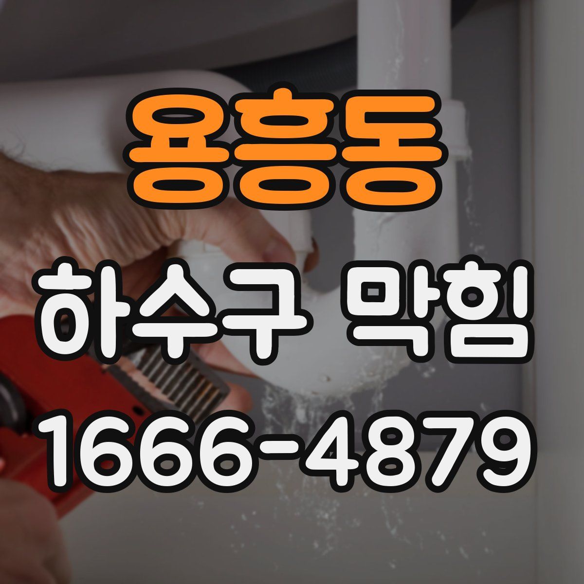 용흥동 하수구 막힘
