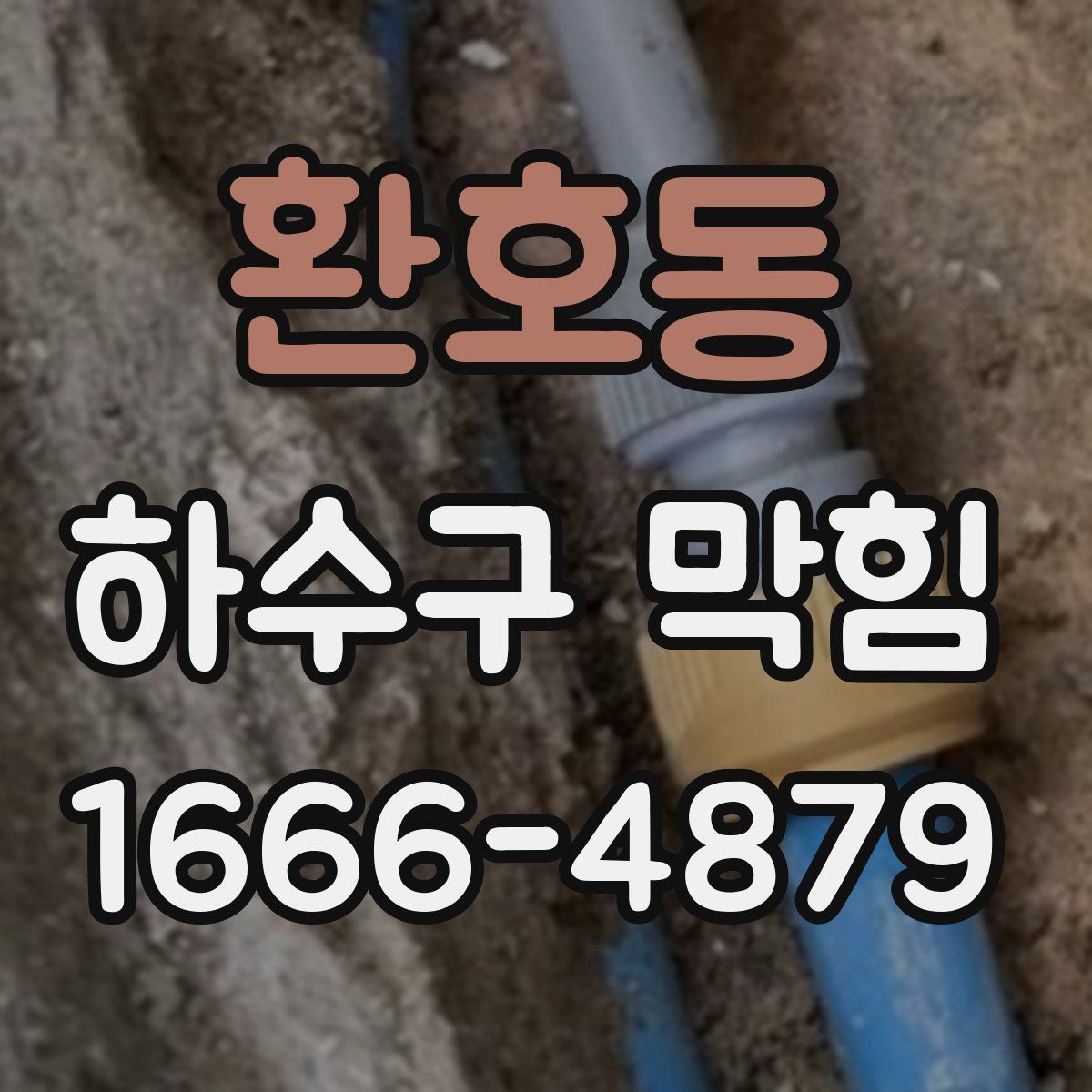 환호동 하수구 막힘
