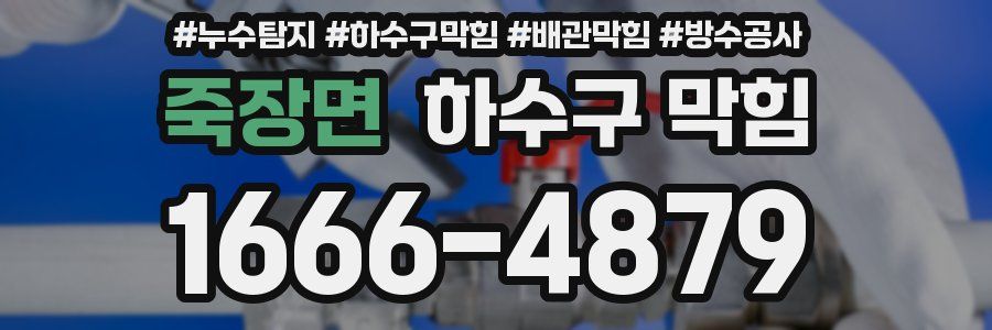 죽장면 하수구 막힘