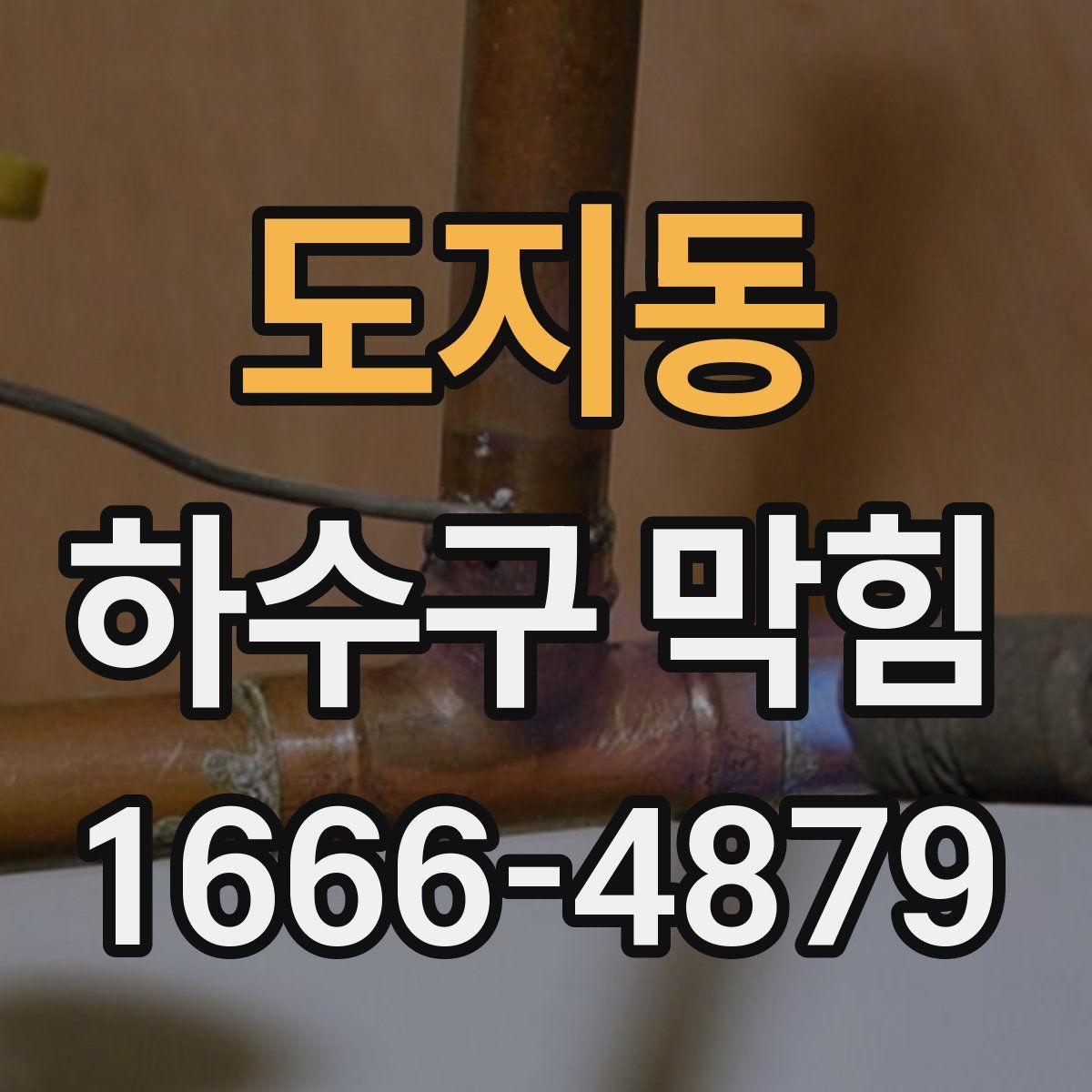 도지동 하수구 막힘