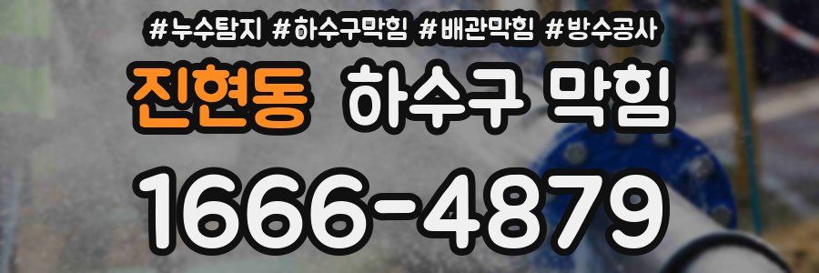 진현동 하수구 막힘