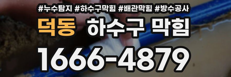 덕동 하수구 막힘