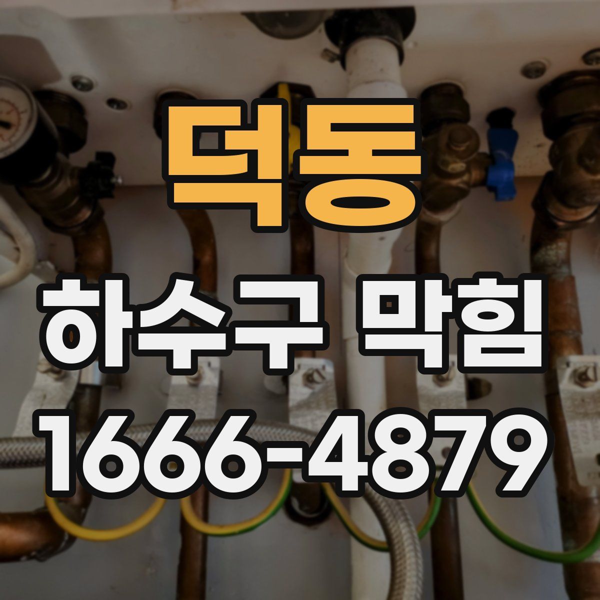 덕동 하수구 막힘