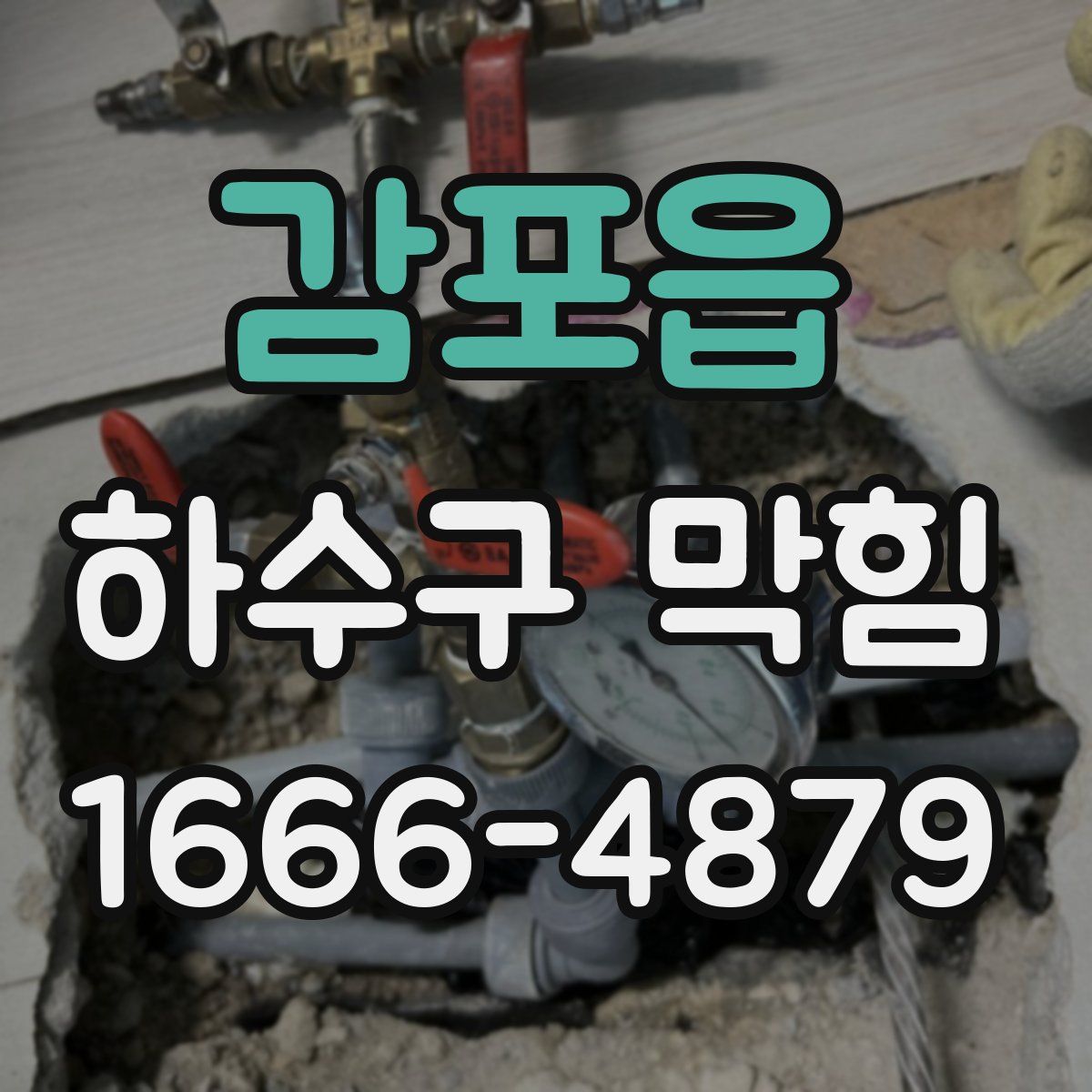 감포읍 하수구 막힘