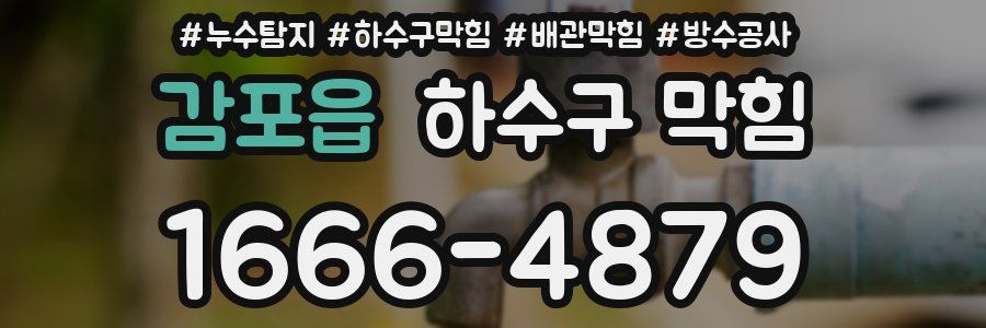 감포읍 하수구 막힘