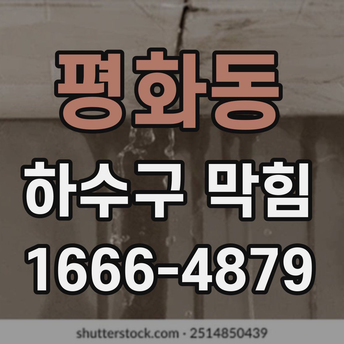 평화동 하수구 막힘