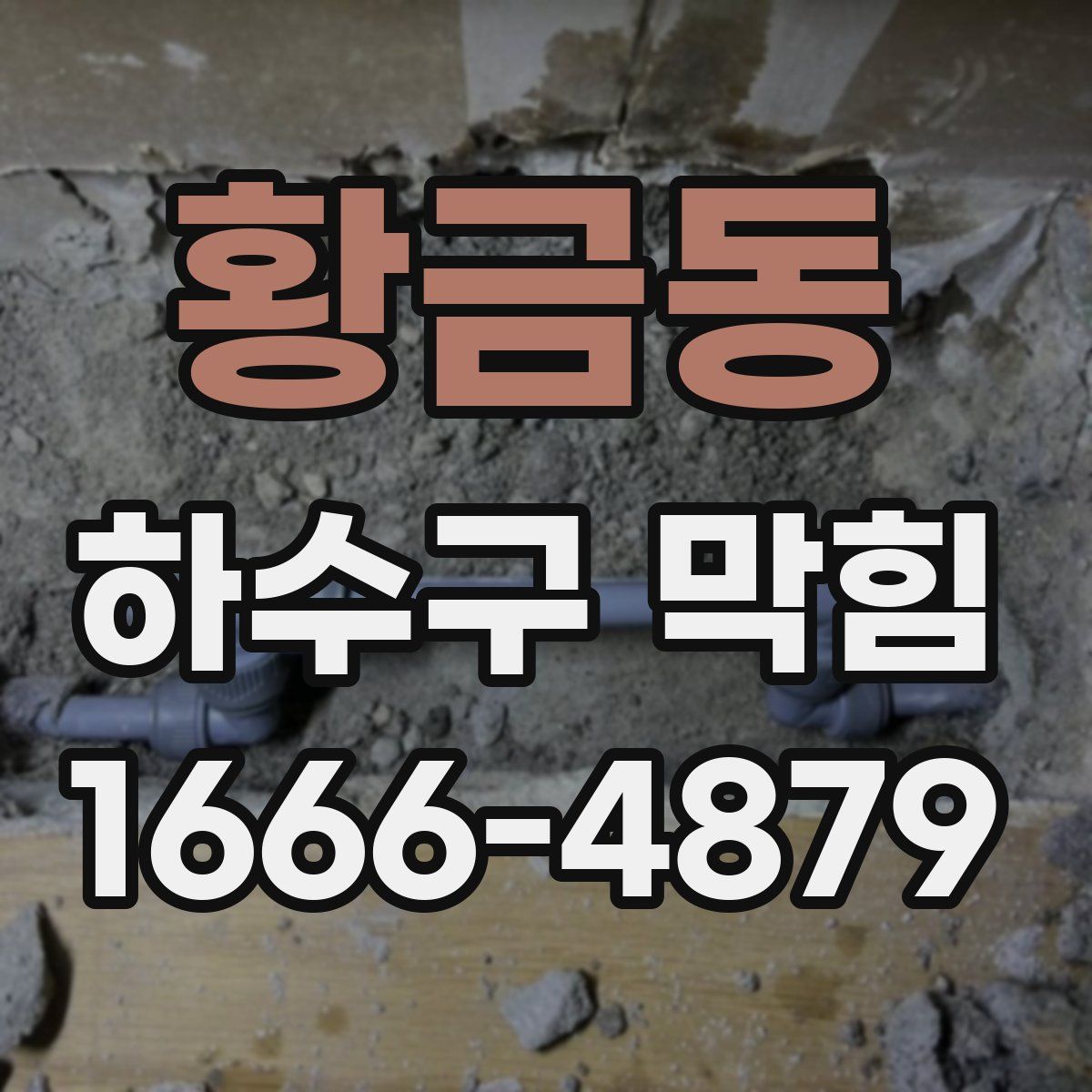 황금동 하수구 막힘