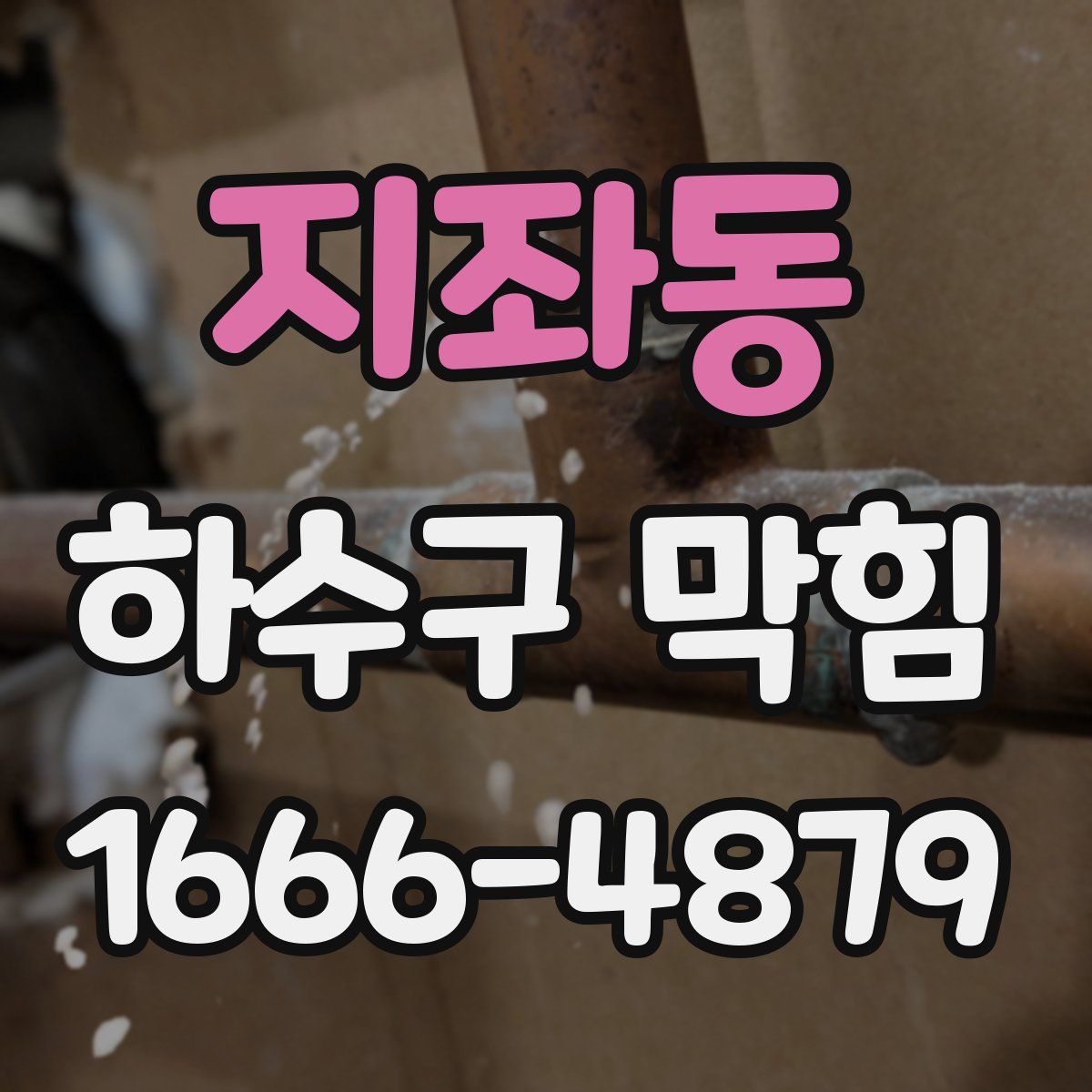 지좌동 하수구 막힘