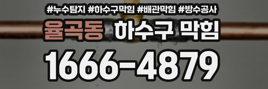 율곡동 하수구 막힘