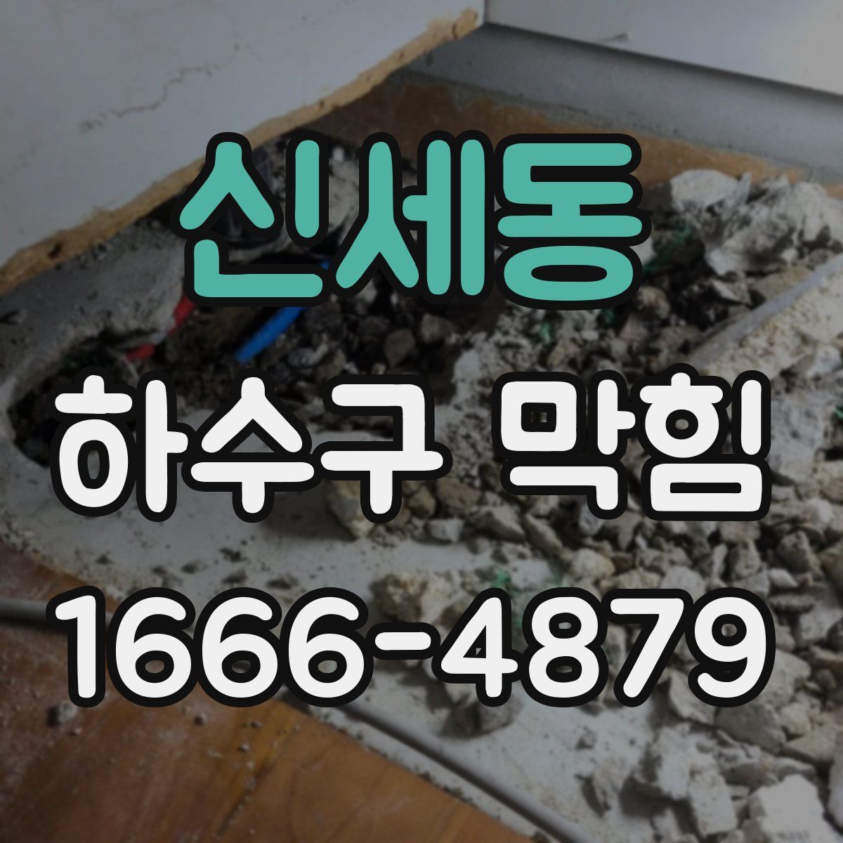 신세동 하수구 막힘