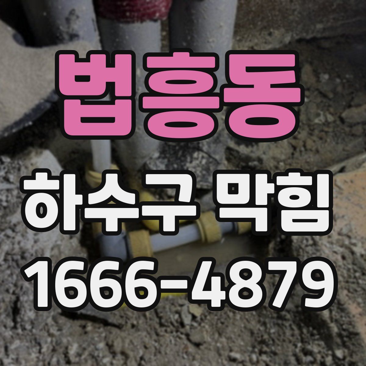 법흥동 하수구 막힘