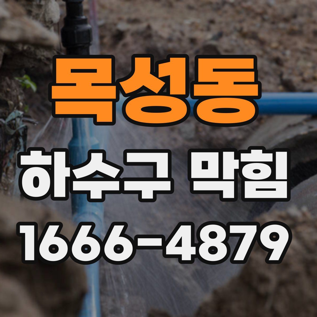 목성동 하수구 막힘