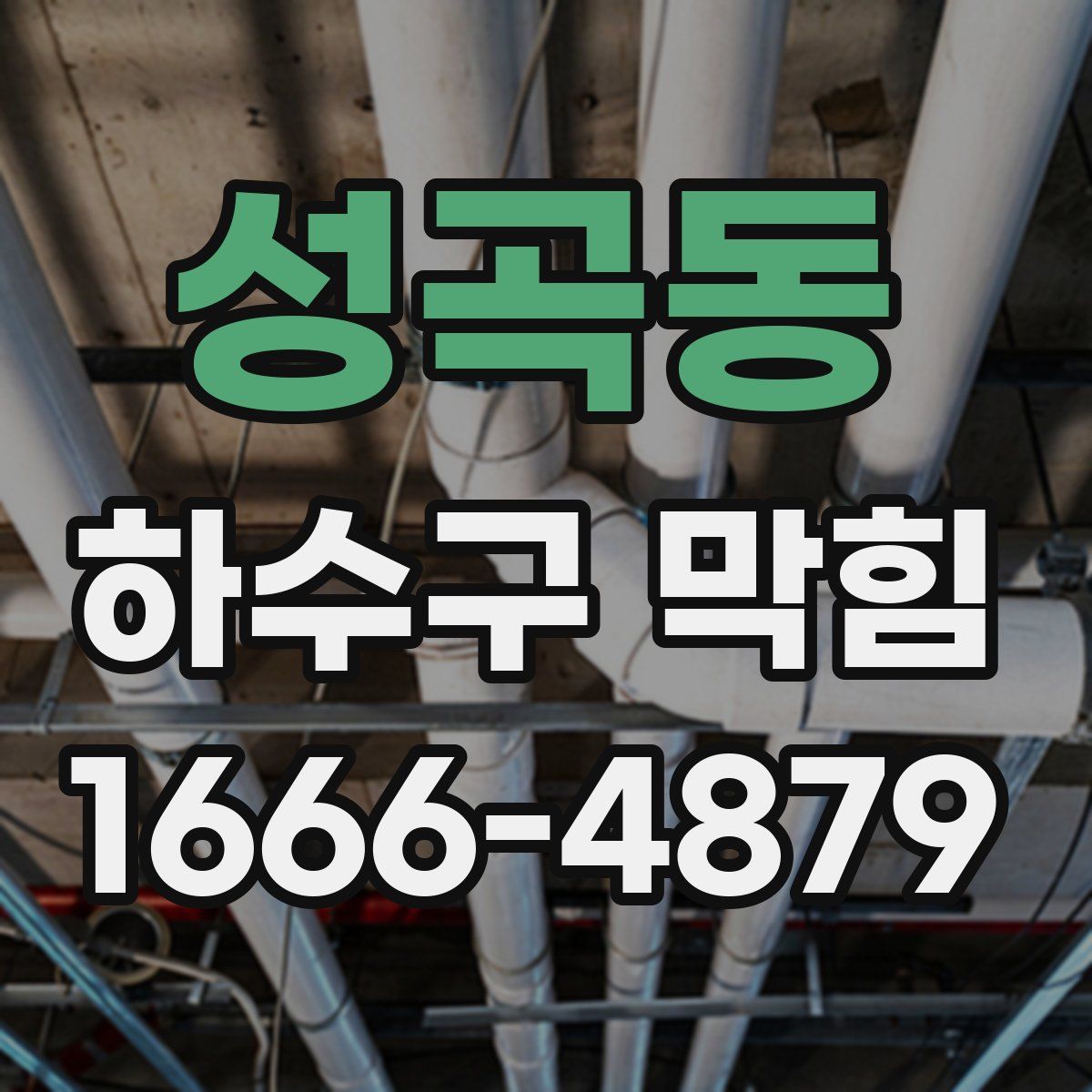 성곡동 하수구 막힘