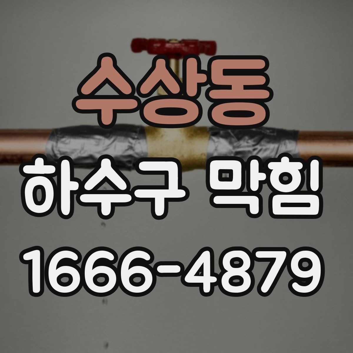 수상동 하수구 막힘
