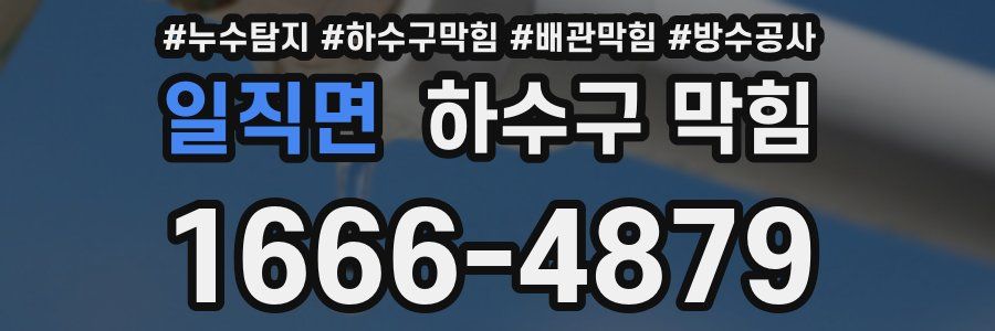 일직면 하수구 막힘