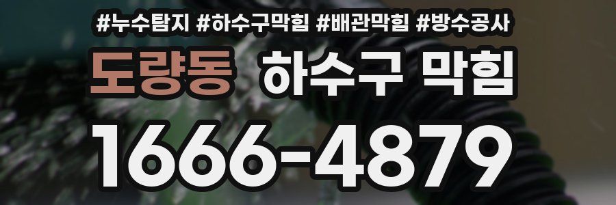 도량동 하수구 막힘