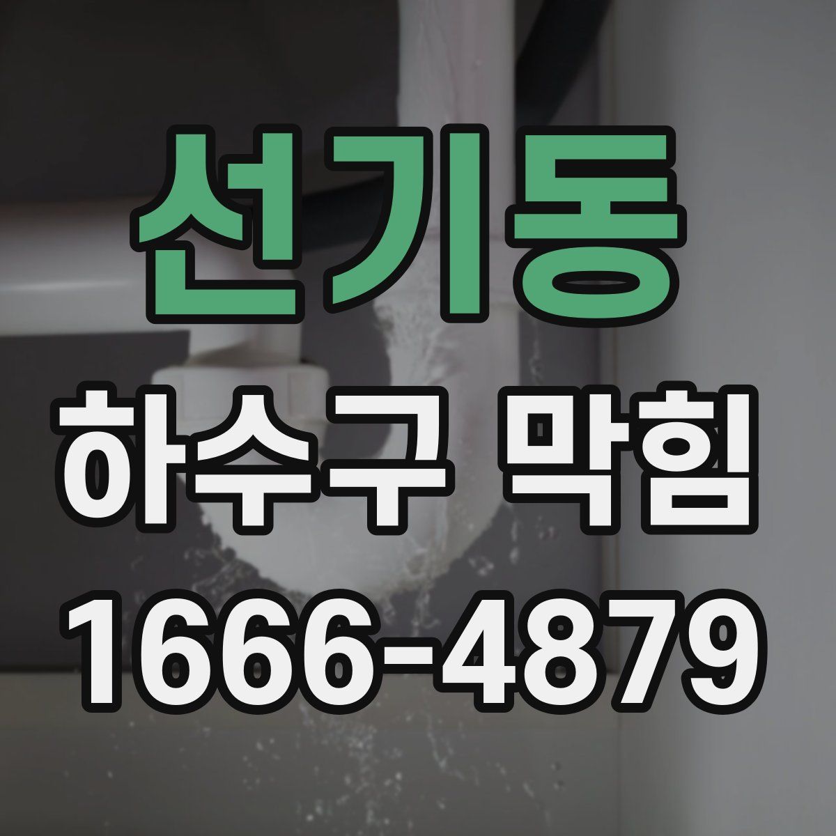 선기동 하수구 막힘