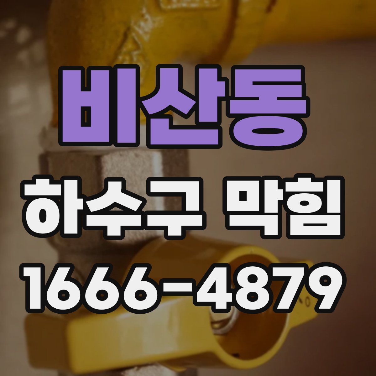 비산동 하수구 막힘