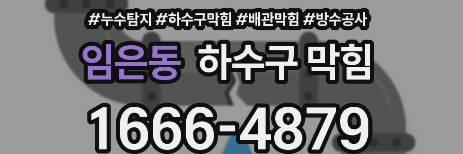 임은동 하수구 막힘