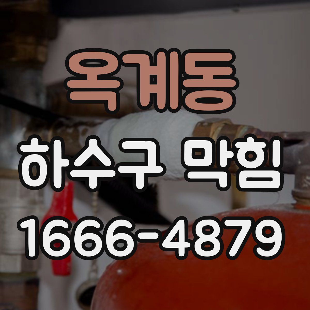 옥계동 하수구 막힘