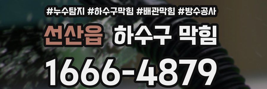 선산읍 하수구 막힘