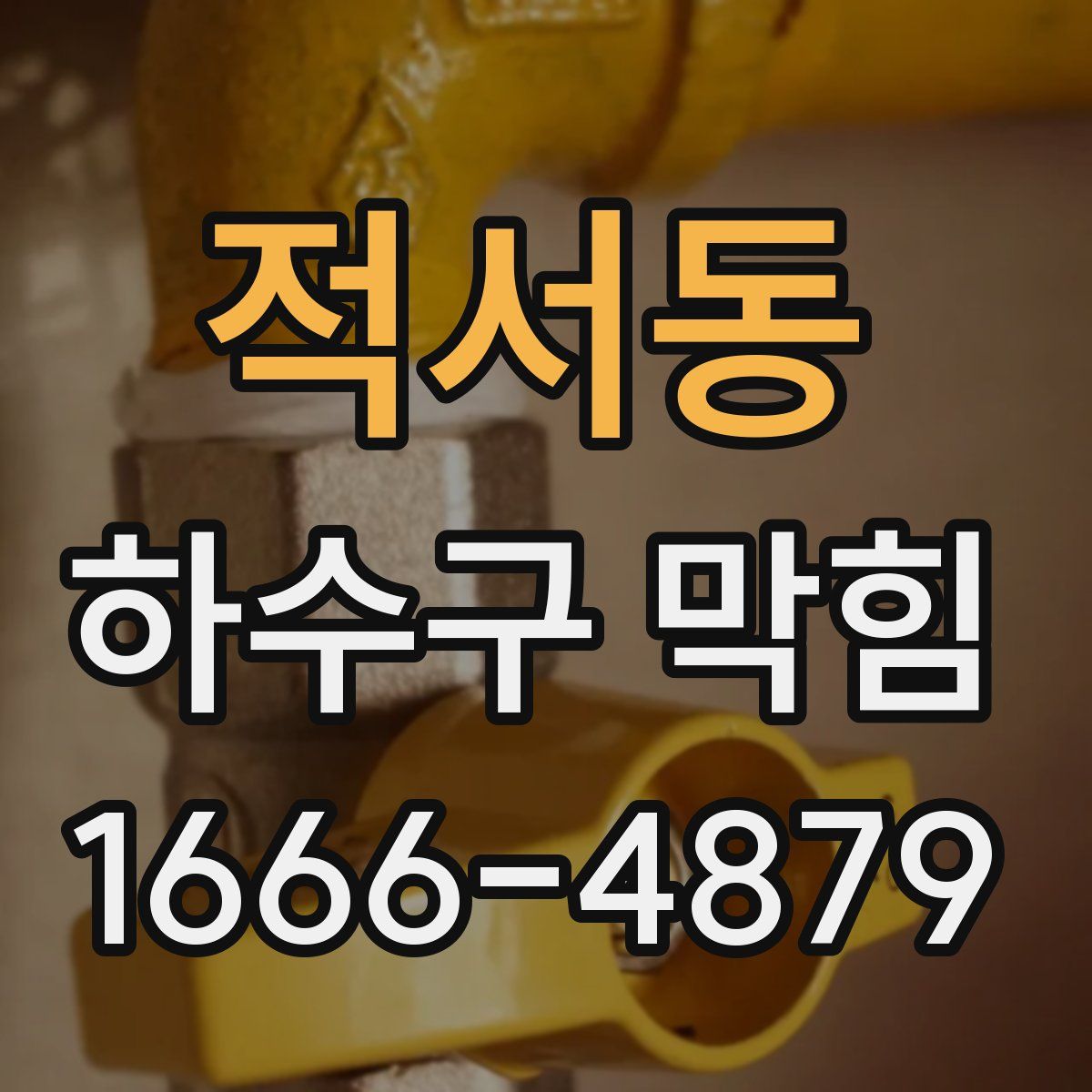 적서동 하수구 막힘