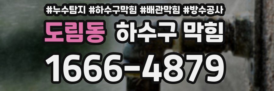 도림동 하수구 막힘
