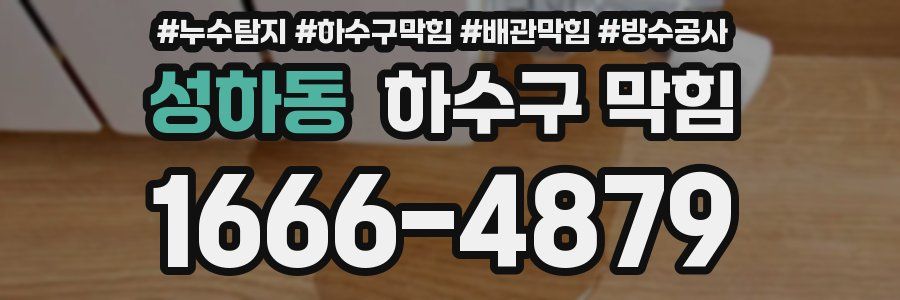 성하동 하수구 막힘