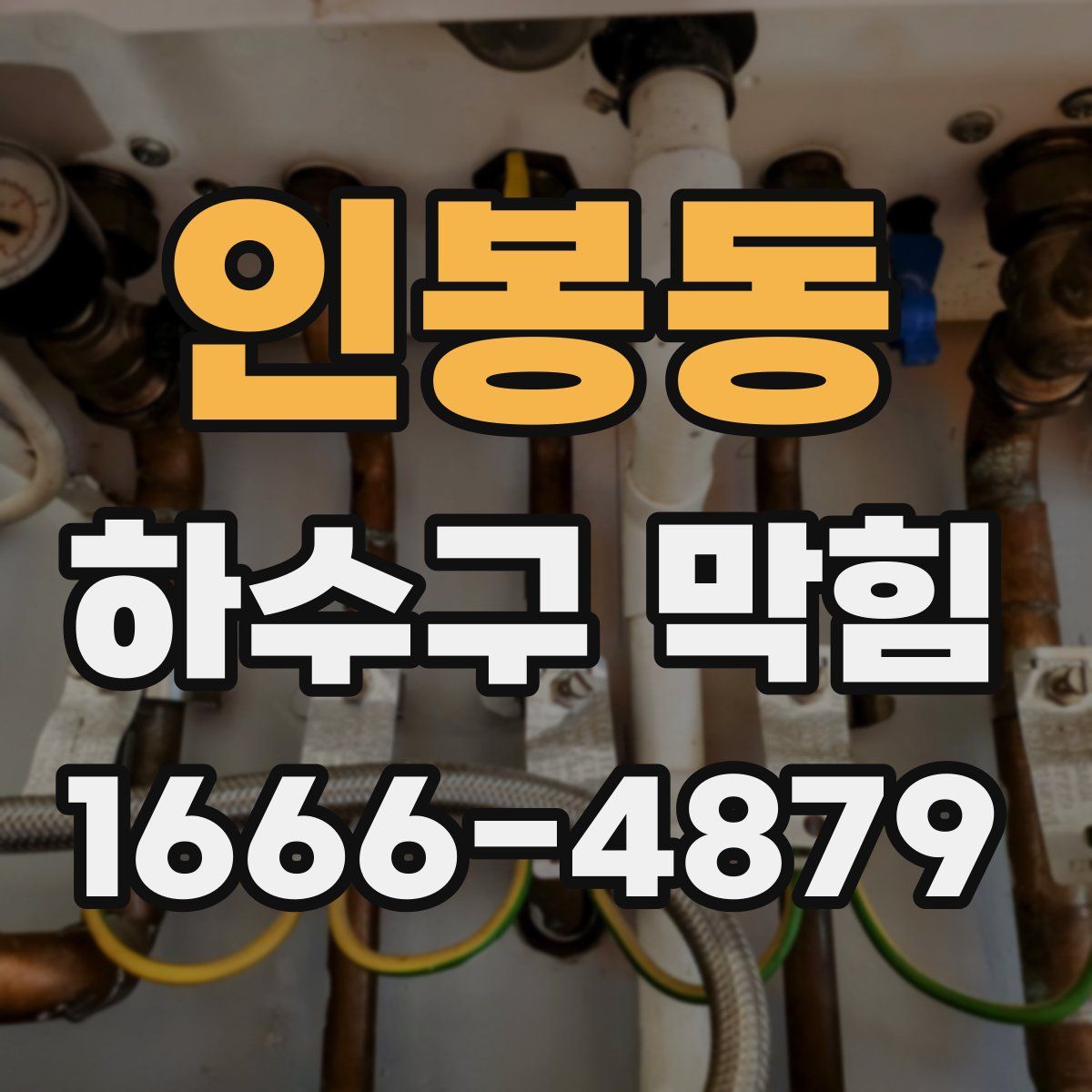 인봉동 하수구 막힘