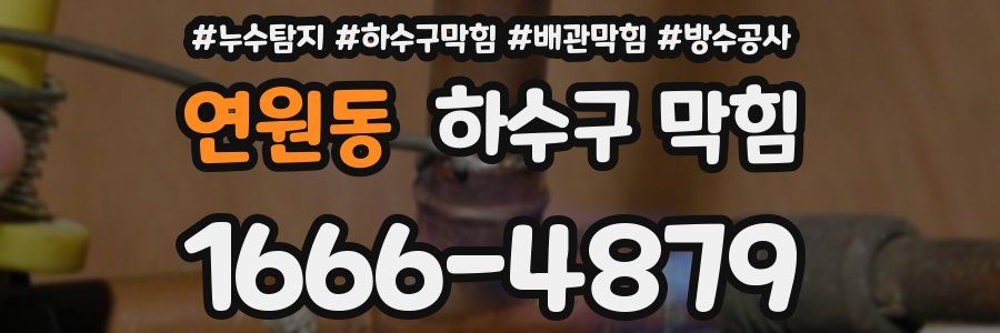 연원동 하수구 막힘