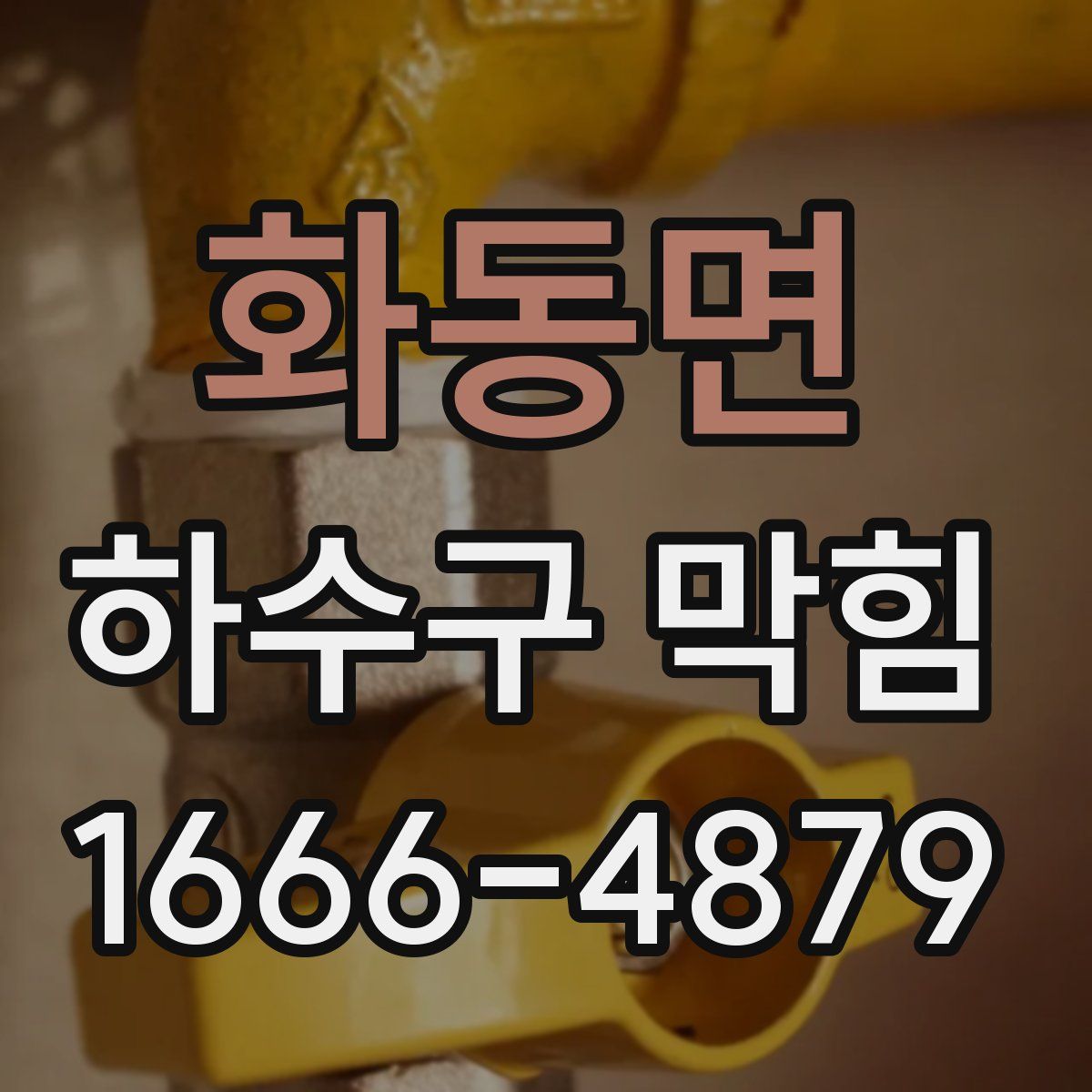 화동면 하수구 막힘